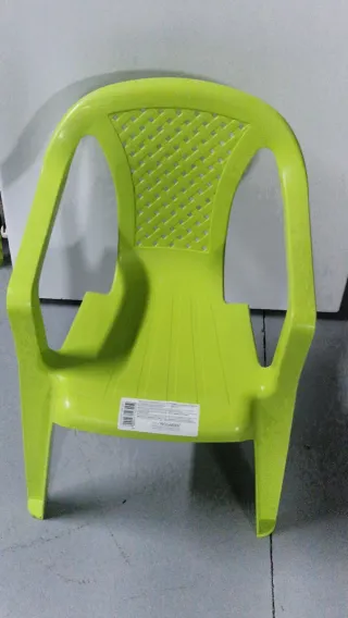 Pack Sillas Plástico Niños Morado y Verde