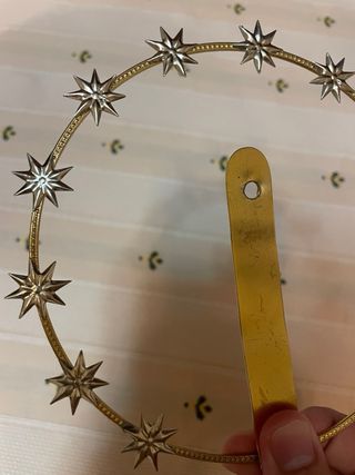 Aro de estrellas para virgen hasta 60 cm