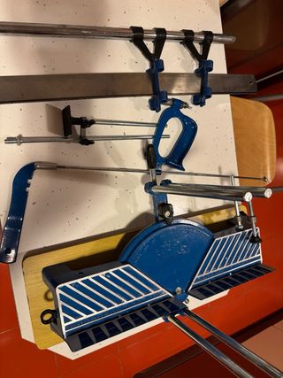 Ingletadora profesional azul