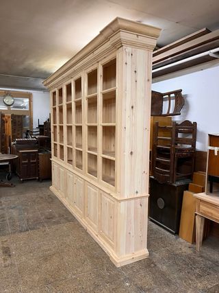 Vitrina Vintage Madera maciza de pino