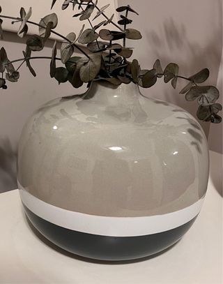 Juego de 2 jarrones modernos cerámica