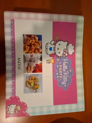 Vajilla Porcelana Hello Kitty + libro de recetas.