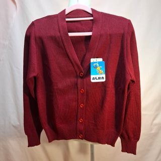 Cárdigan de punto rojo Alba