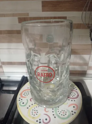 Boccale Birra Raffo Vintage Vetro