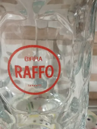 Boccale Birra Raffo Vintage Vetro