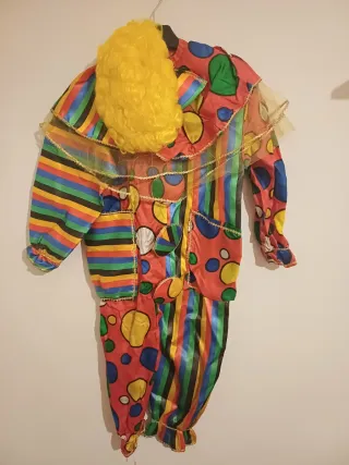 Vestito Carnevale Clown Colorato