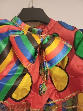 Vestito Carnevale Clown Colorato