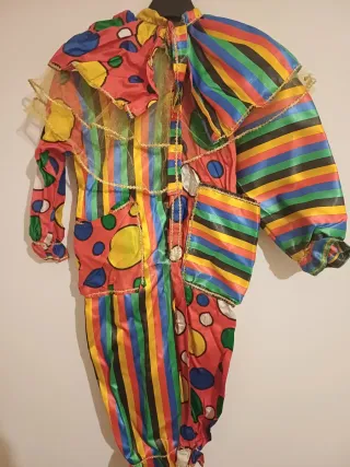 Vestito Carnevale Clown Colorato