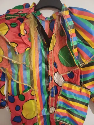 Vestito Carnevale Clown Colorato