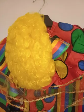 Vestito Carnevale Clown Colorato