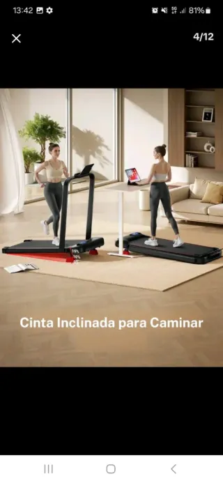 Tapis roulant inclinato per camminare
