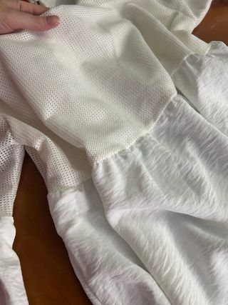 Vestido blanco sin estrenar manga acampanada