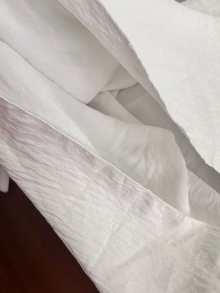 Vestido blanco sin estrenar manga acampanada