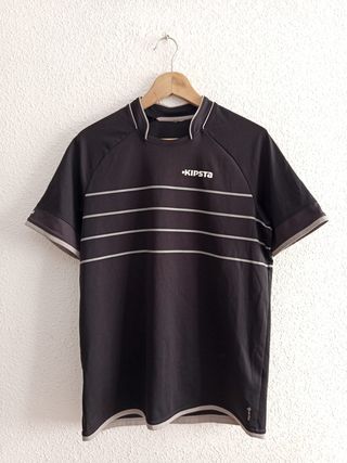 Camiseta deportiva Kipsta T100 negra