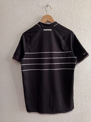 Camiseta deportiva Kipsta T100 negra