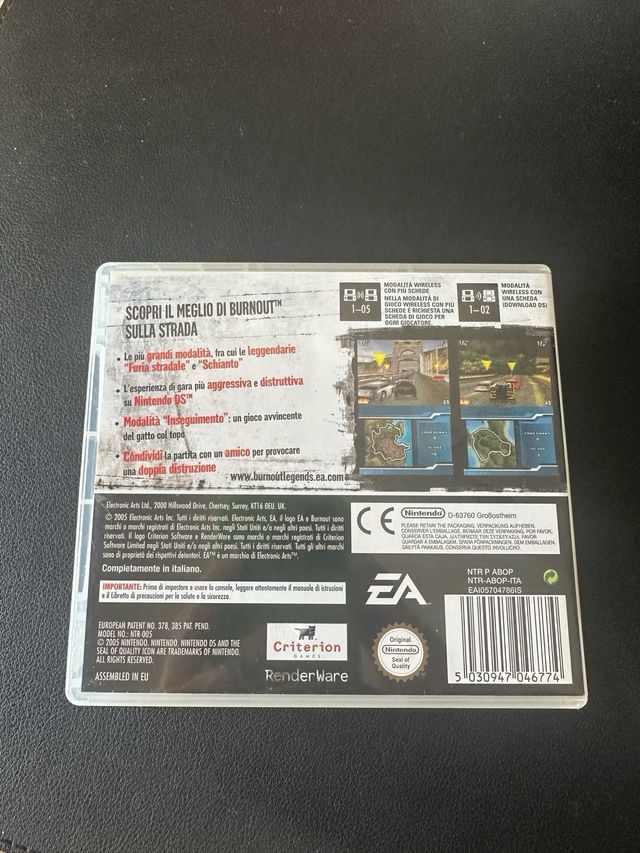 Burnout Legends Nintendo DS PAL ITA