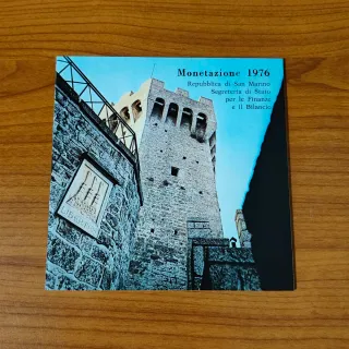 Serie Monete Divisionali Lire San Marino anno 1976