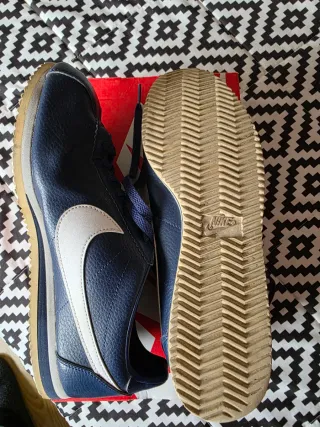 Zapatillas Nike Piel Azul Talla 44