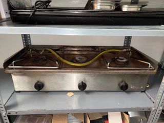 Cocina sobremesa 3 fuegos gas