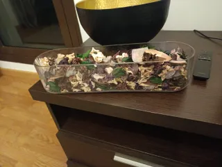 Jarrón decorativo de cristal