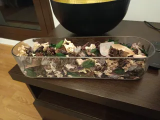 Jarrón decorativo de cristal