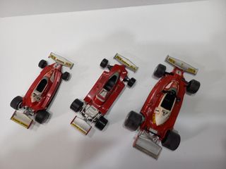 Set 3 Ferrari F1 Polistil 312 T2/T4