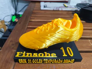 Bota de Oro Personalizada