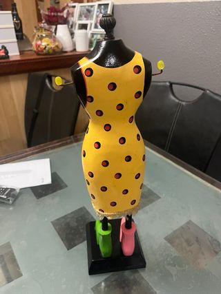Joyero Muñeca Polka Amarillo
