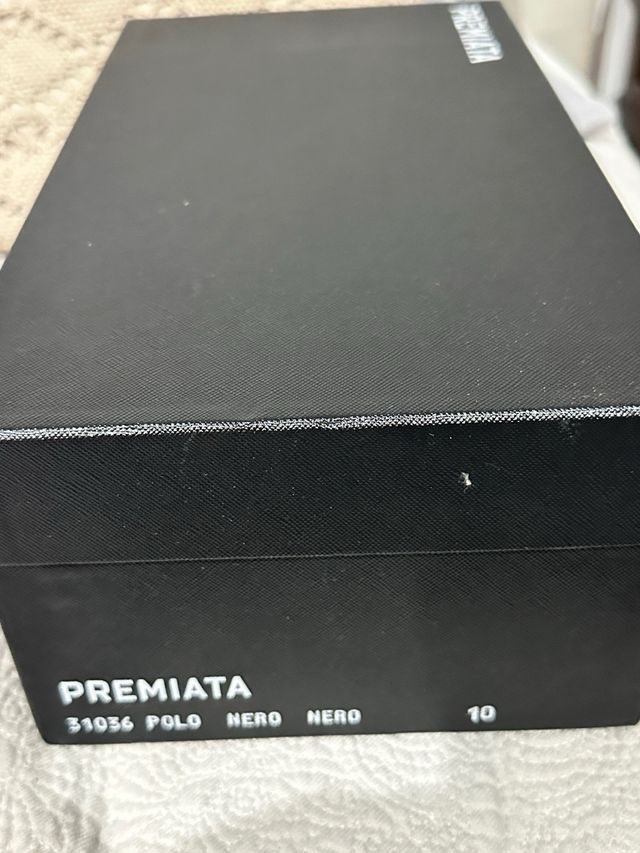 Zapatillas Premiata Piel Negra Suela Vibram