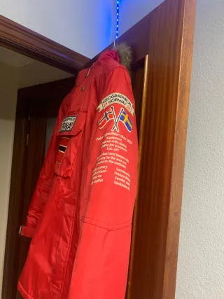 Abrigo Cazadora Norway Rojo