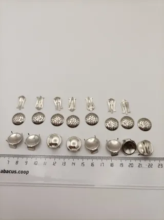 Lote 8 conjuntos para clips de pendientes