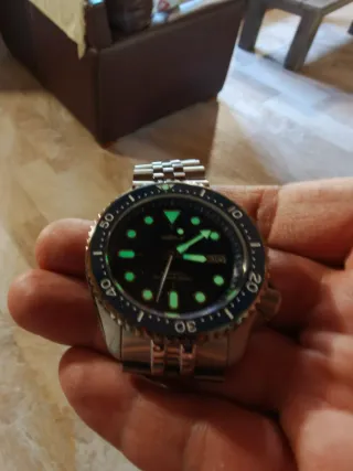 Reloj Heimdallr SKX Azul