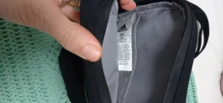 Borsa a tracolla Adidas nera da uomo