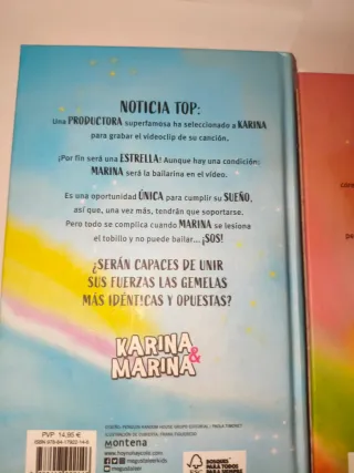 Pack 3 libros Karina y Marina infantil
