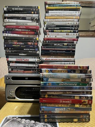 Colección 67 Películas DVD/VHS + Reproductor