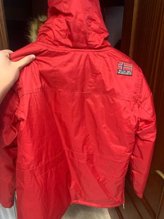 Abrigo Geographical Norway Rojo