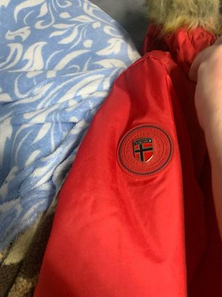 Abrigo Geographical Norway Rojo