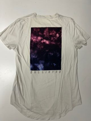 Camiseta Hollister Blanca con Logo