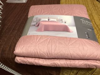 Colcha Bouti Cama 105 Rosa