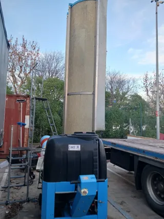 Rodillo lava camiones y autobuses