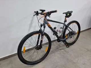Bicicleta Scott Gris y Naranja