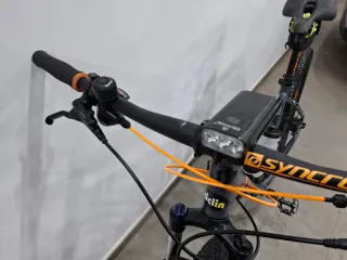 Bicicleta Scott Gris y Naranja