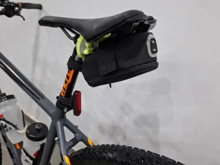 Bicicleta Scott Gris y Naranja