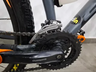 Bicicleta Scott Gris y Naranja