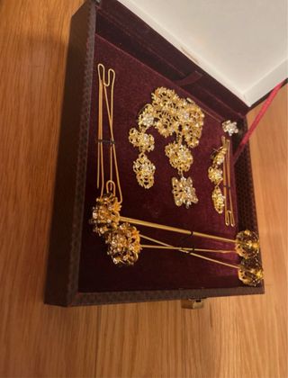 Aderezo Fallera Niña Dorado