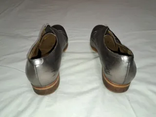 Zapatos Clarks Mujer Plateados Talla 39