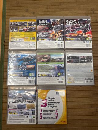 Pack 6 Juegos PS3 Carreras