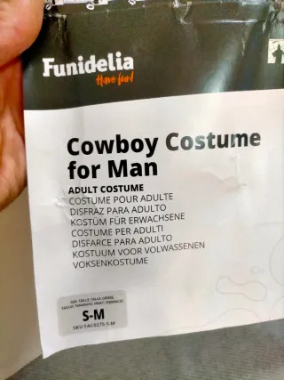 Disfraz Cowboy Chaleco y Pantalón