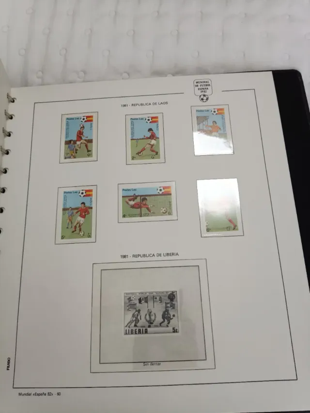 Sellos Mundial Fútbol España 82