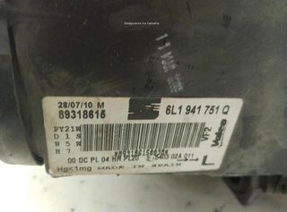 Seat 22963611 6l1941751m faro izq cordoba 1.4 16v